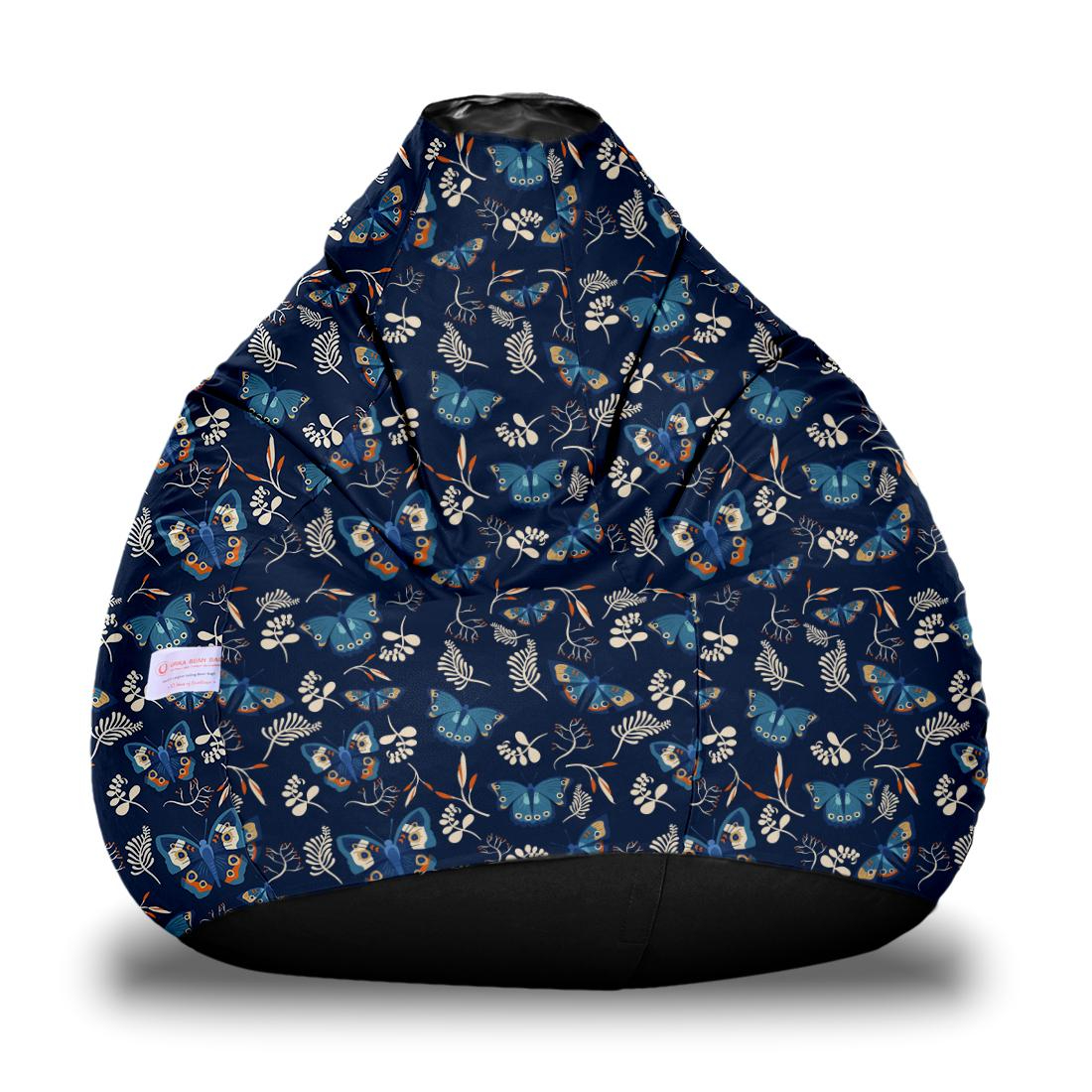 Orka Kids Digital Printed Filled Bean Bag With Beans (D12)